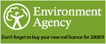 Environmental Agency - Don't forget to buy your new rod licence for 2008/9